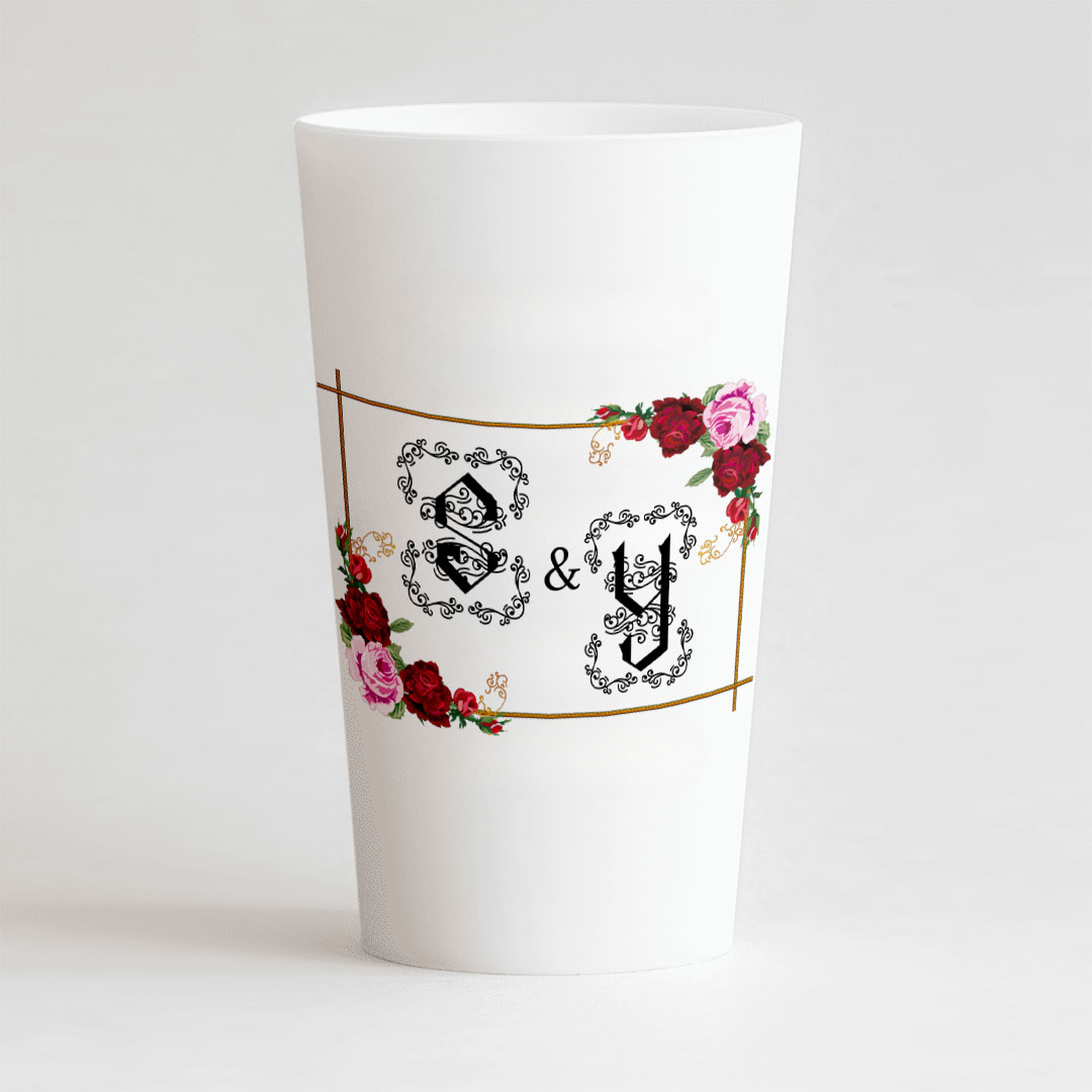 Gobelet Personnalisé Mariage Rose Gothique – CUP 25-33 Digital